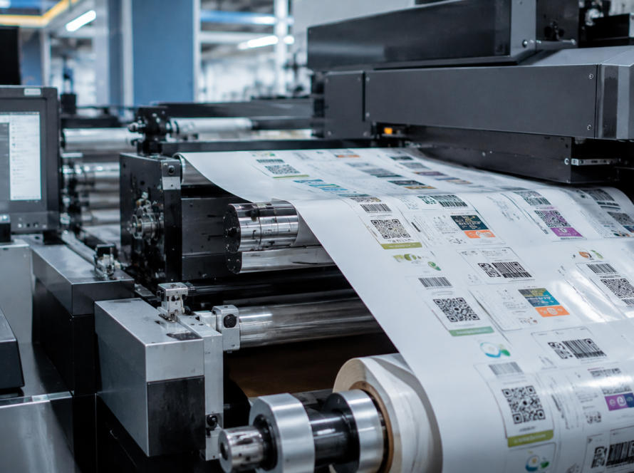 stampa digitale per etichette
